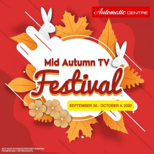 Automatic Centre - Mid Autumn TV Festival - Enjoy Big Discounts on 2020 TVs