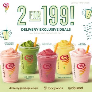 Jamba Juice 2 for P199 Jan21