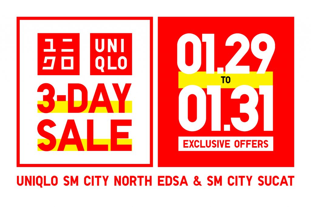 Uniqlo 3 Day Sale SM North Sucat Jan21