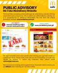 McDonald's Warns Against Fake McDelivery Websites