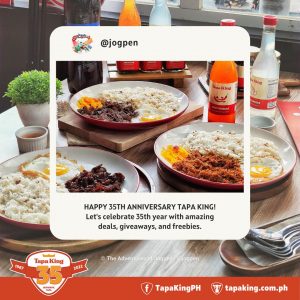 Tapa King - Get FREE Tapa King Classic Anniversary Promo