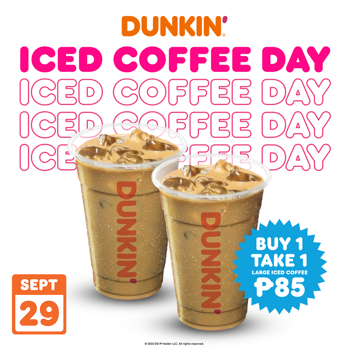 Dunkin Iced Coffee Day Buy 1 Take 1 Promo Deals Pinoy